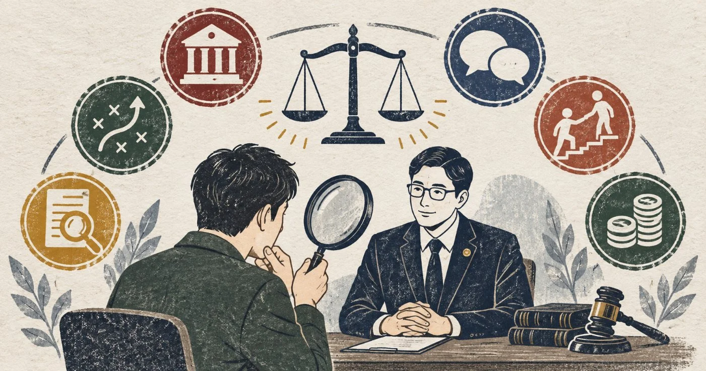 강제추행전문변호사 선택 전 확인할 6가지 기준